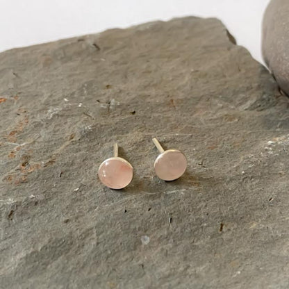Aros Cuarzo Rosado 6,5mm