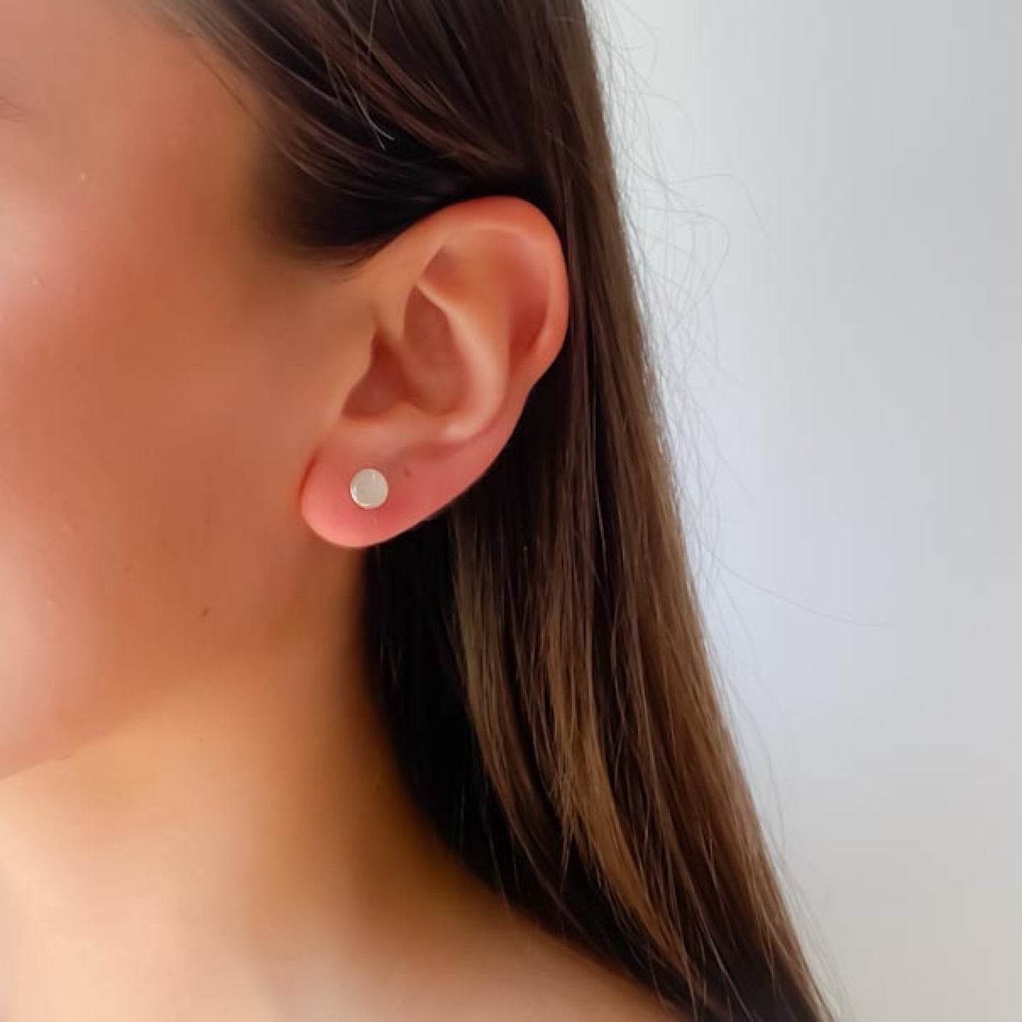 Aros Cuarzo Rosado 6,5mm