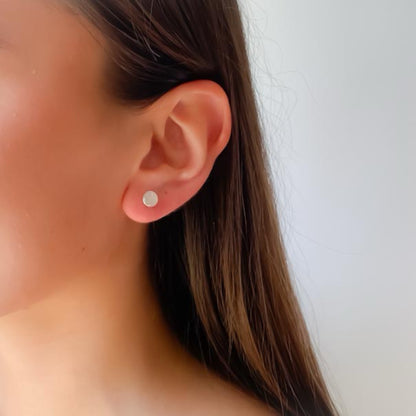 Aros Cuarzo Rosado 6,5mm