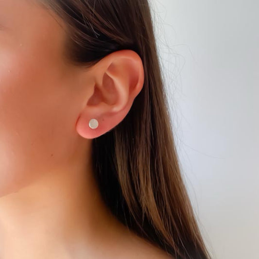 Aros Cuarzo Rosado 6,5mm
