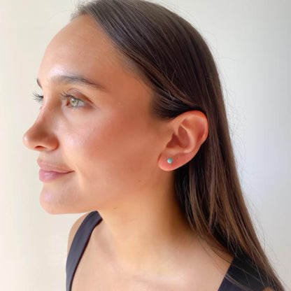 Aros Amazonita Mini